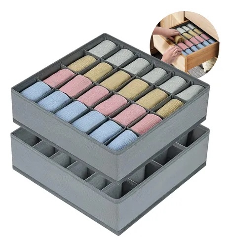 Kit 2 Organizador Colmeia Organizador Roupa Íntima 24 Nicho... image 1