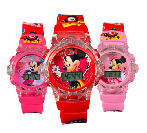 Relógio infantil Feminino Princesas modelos variados image 1