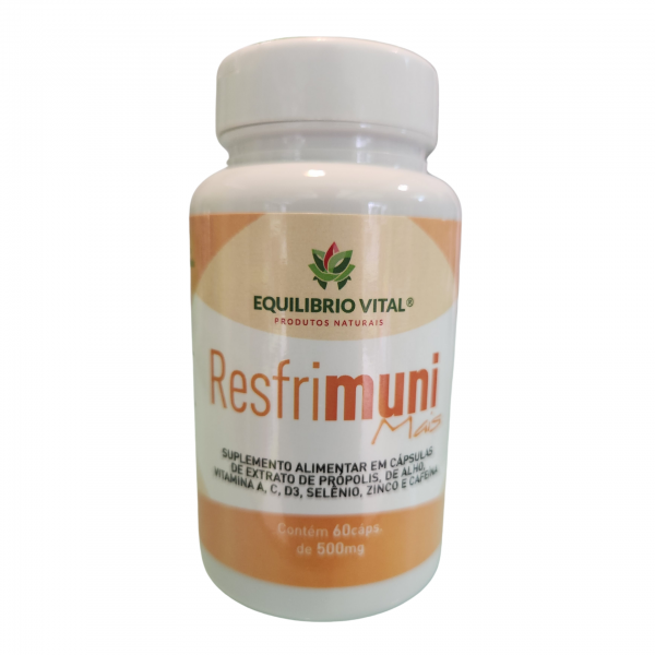 Resfrimuni Mais 60 Cápsulas 500mg Equilíbrio Vital image 1