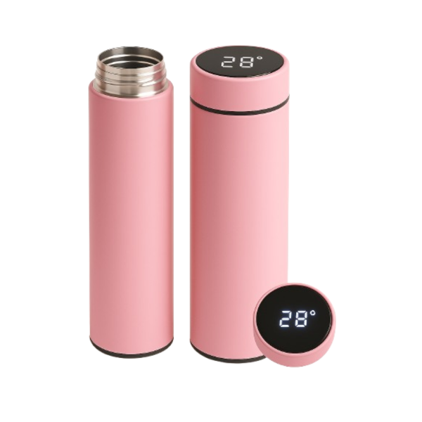 Garrafa Térmica com LED e Termômetro (500ml) image 1