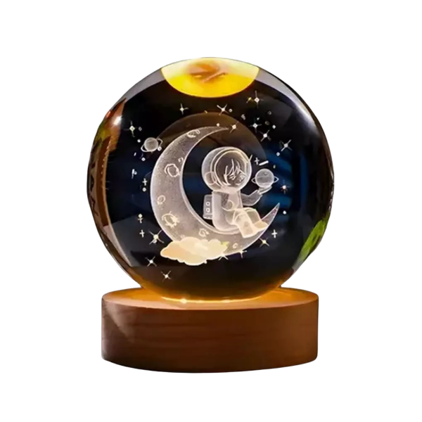 Lúminaria de Mesa Led Bola Cristal BM-F976B image 1