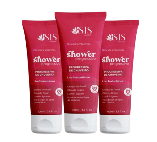 Kit c/3 - Progressiva de Chuveiro Isis Makeup image 1