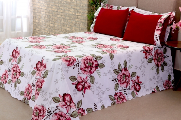 Colcha Belize Queen Amapola 03 Peças image 1