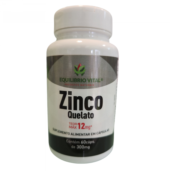Zinco 60 cápsulas Teor Max 12mg Equilíbrio image 1