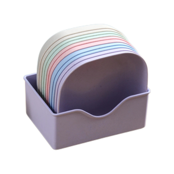 Conjunto 10 Pratos + Escorredor de Plástico Resistentes e R... image 1