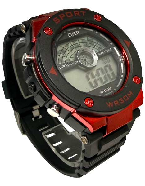 Relógio Masculino DHP - Sport cores variadas a prova d'agua... image 1