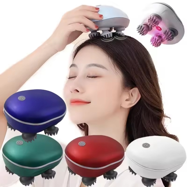 Massageador Elétrico Cabeça e Corpo Recarregável Bivolt (... image 1