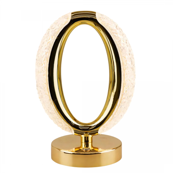 Luminária Abajur Cristal Led Touch Recarregável USB Bivolt... image 1