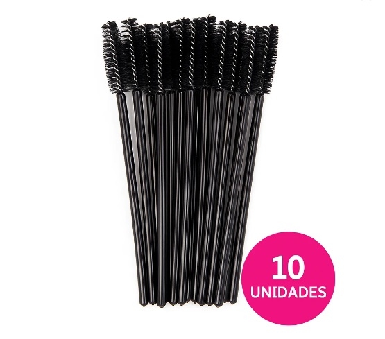 Kit c/10 Un - Escovinha Para Sobrancelhas - Cores Sortidas - IM