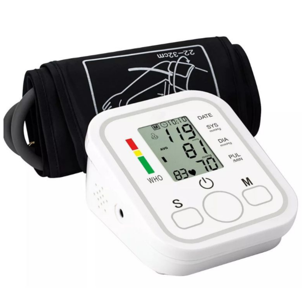 Kit Saúde em Casa: Oxímetro Digital de Dedo + Monitor Digi... image 1