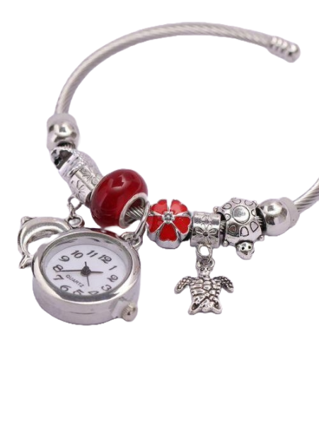 Relógio Pulseira Feminino Dourado - Prateado image 1