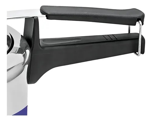 Panela De Pressão 4,5 Litros Alumínio Polido Panelux Classic Cor Cinza