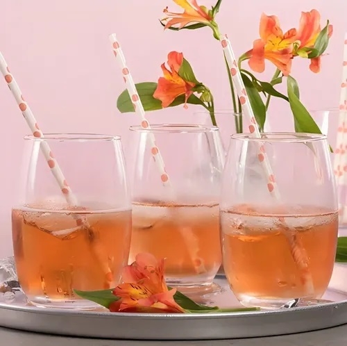 Jogo Com 6 Copos De Vidro Aruba 475ml Gamma