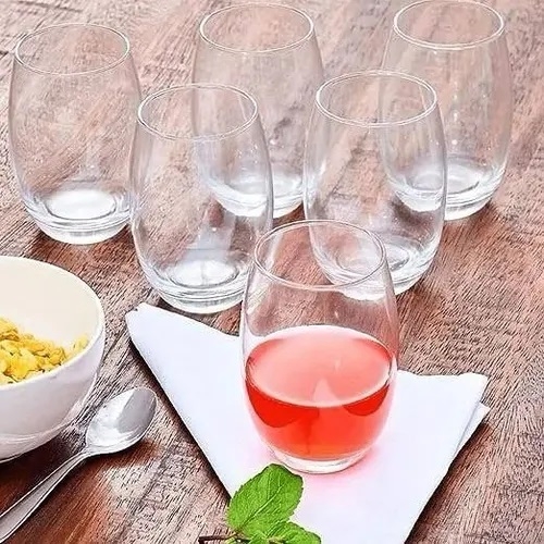 Jogo Com 6 Copos De Vidro Aruba 475ml Gamma