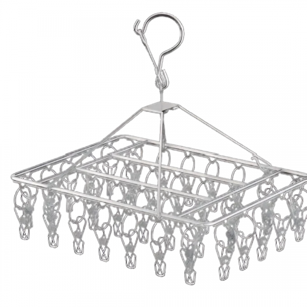 Varal de 40 Prendedores em Inox Prático e Retrátil image 1