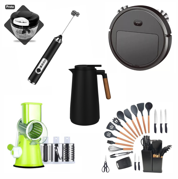 Kit Safira - Conjunto de Utilidades de Cozinha com 24 peças... image 1