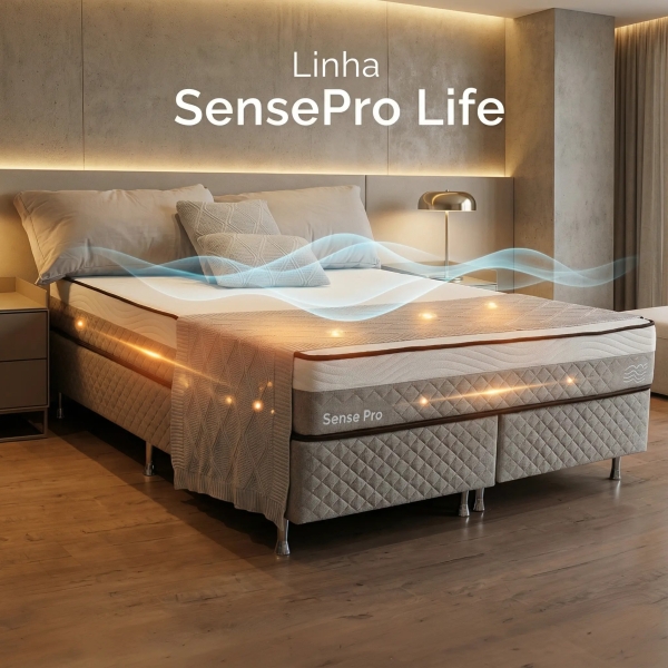Colchão Magnético Massageador SensePro Life Solteiro a Vá... image 1