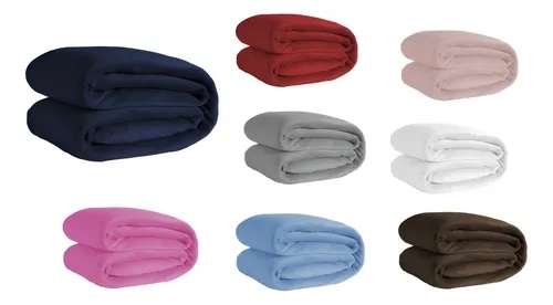 Manta Microfibra Lisa Casal Cobertor Soft Veludo + Vendido Cor Cinza