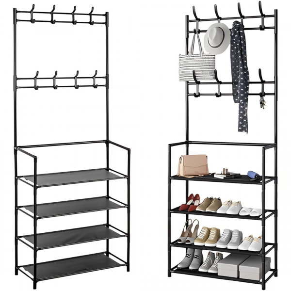 Rack Multifuncional Arara Sapateira Cabideiro Organizador 4 ... image 1