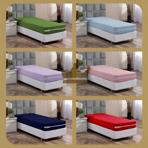 Capa De Colchão De Malha Garmatura 55 Cor Azul-marinho