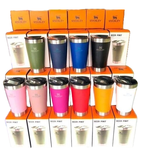 Kit 10 Peças Copo Térmico Inox Cerveja, refrigerante c/ Ta... image 1