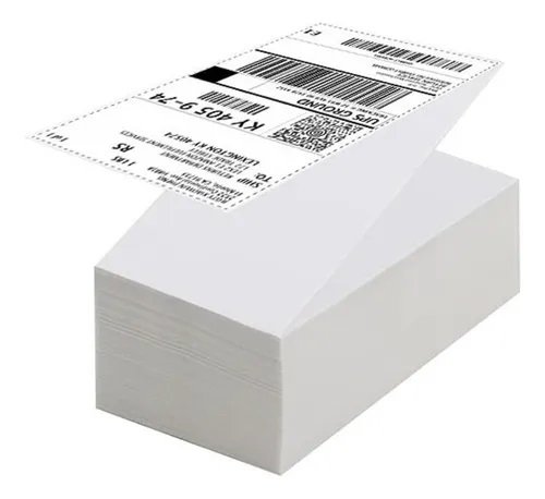 Kit 1000 Etiquetas Térmica Sem Rolo 10x15 Branco