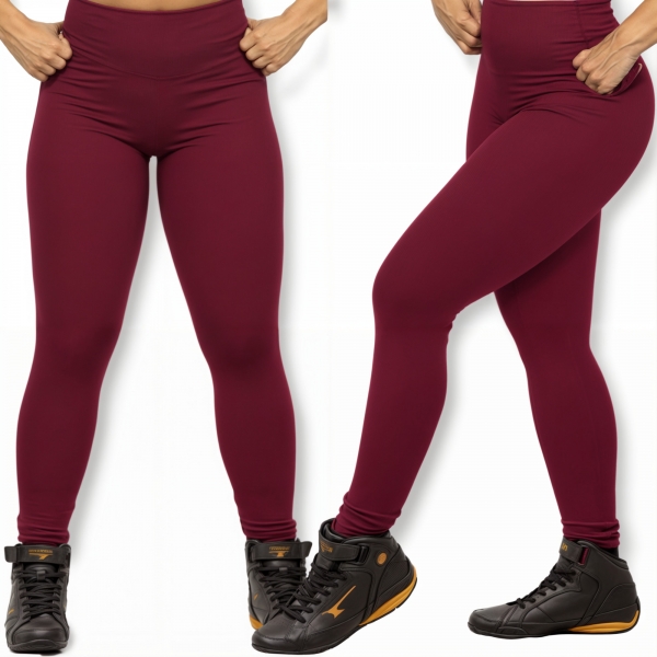Calça Legging Academia Suplex Lisa Premium não Transparece... image 1