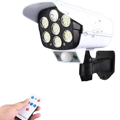Luminária Solar com Câmera Falsa e Sensor de Movimento. image 1