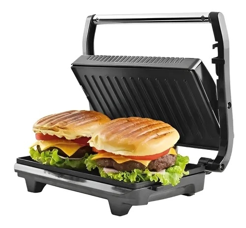 Sanduicheira elétrica Britânia Press BGR27I cor preto inox