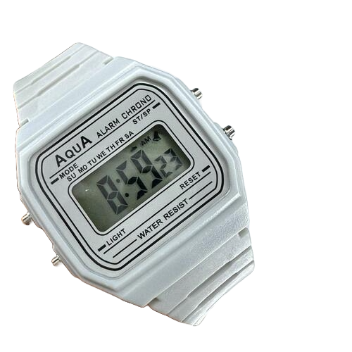 Relógio Feminino Aqua AQ-81 Transparente - A Prova Dagua image 1