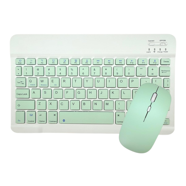 Conjunto de Teclado + Mouse Sem Fio Bluetooth Para Notebook ... image 1