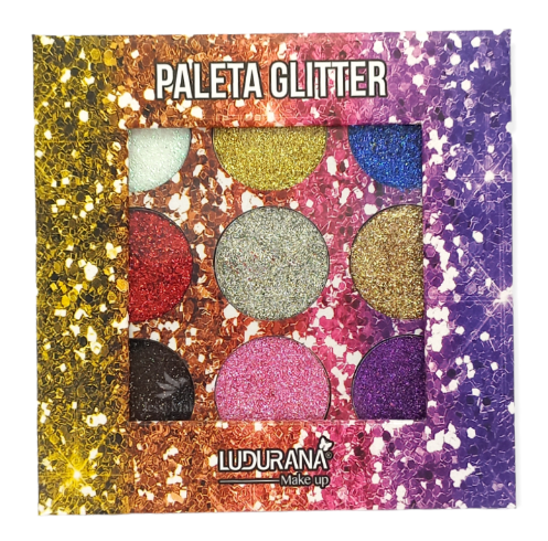 Paleta de Sombras Glitter Ludurana - B00154 image 1