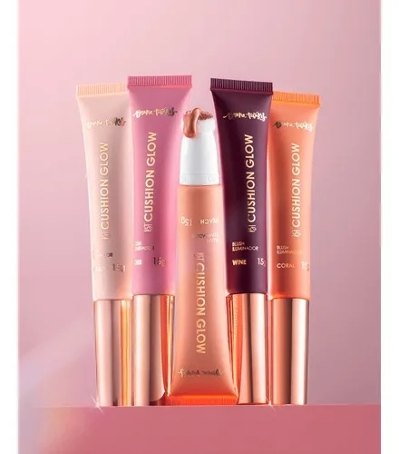 Blush - Bruna Tavares - Bt Cushion Glow Multifuncional 15ml Tom Da Maquiagem Pearly