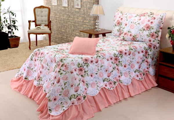 Cobre Leito Belize Buquê Solteiro 03 Peças image 1