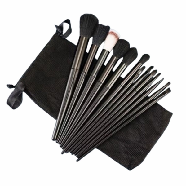 Conjunto 13 Peças Pincéis de Maquiagem com Estojo de Velud... image 1
