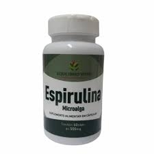 Spirulina 320mg 60 Cápsulas Equilíbrio Vital image 1