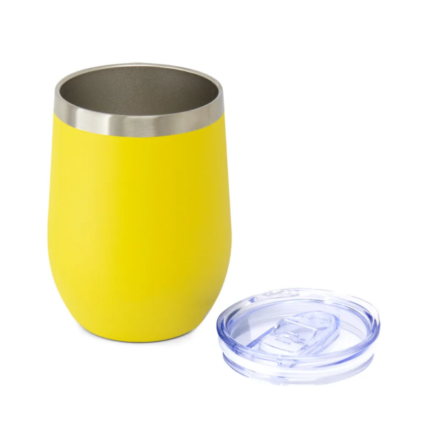 Copo Cuia Térmico Inox com Tampa Antivazamento (360 ml) - A... image 1