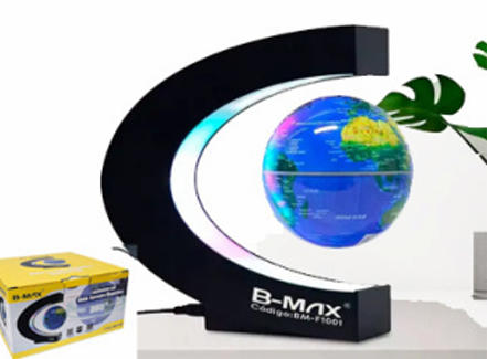 Globo Terrestre Magnético Flutuante Levitação Led Bivolt image 1