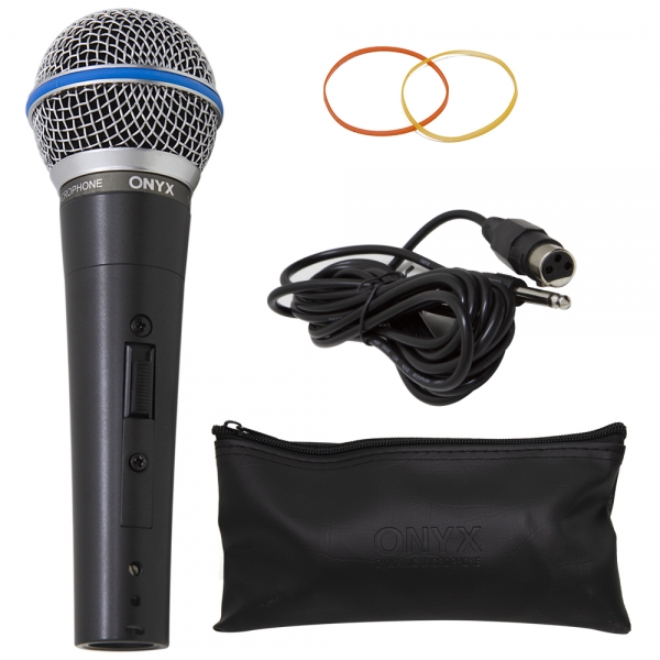 Microfone Dinâmico Com Fio Tk 58c Onyx image 1