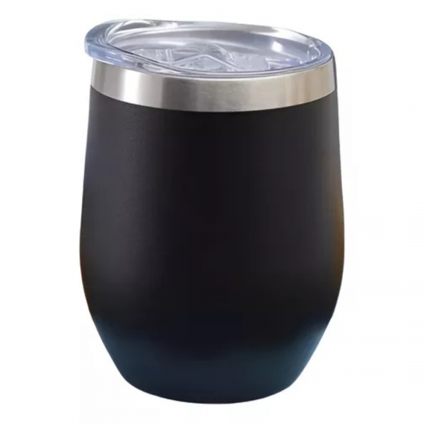 Copo Cuia Térmico Inox com Tampa Antivazamento (360 ml) - P... image 1