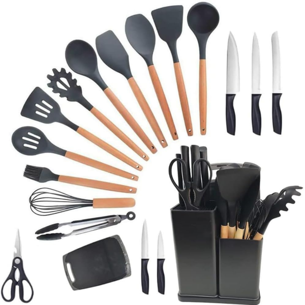 Conjunto de Utensílios de Cozinha Completo 19 Peças image 1